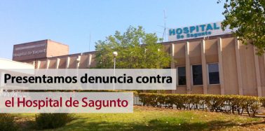 Imagen del artículo Presentamos denuncia contra el Hospital de Sagunto