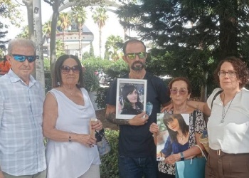 Imagen de los familiares de Inmaculada Gómez